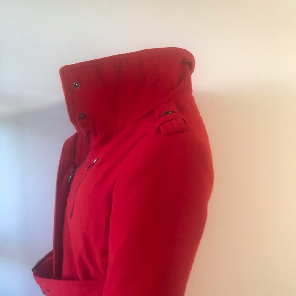 Worthington Red Trenchcoat size smalll - Picture 14 of 14